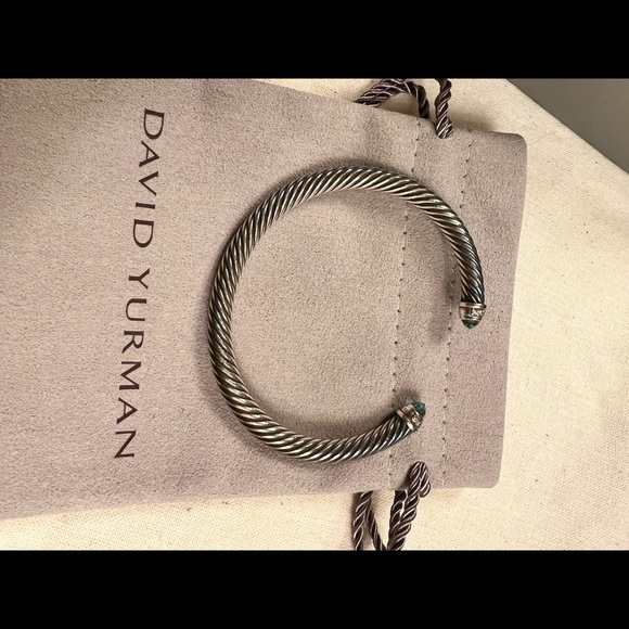 Excellent condition DY topaz and diamond bracelet - Picture 4 of 7